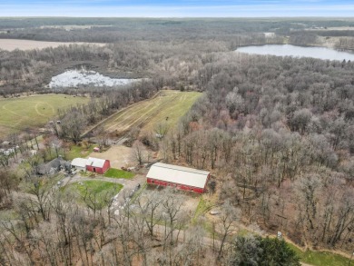 Equestrian haven with frontage on Slab Lake - Lake Acreage For Sale in Cassopolis, Michigan