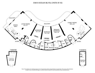 The Art of the Curve: 3360 South Ocean Blvd, 5G-I & 5F-I Imagine - photo 21