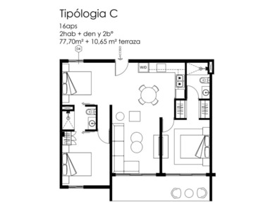 Imagine waking up in your modern 2-bedroom + den apartment at - photo 15