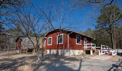 A rare find in Mena - a rustic home on 5 beautiful acres with - photo 1