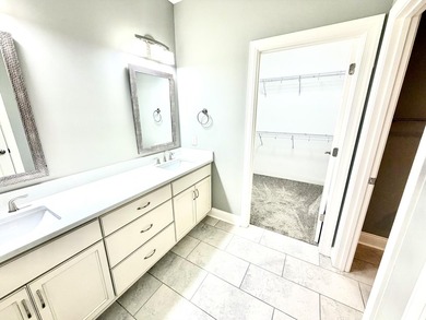 The spacious, open floor plan includes hardwood flooring, gas - photo 18