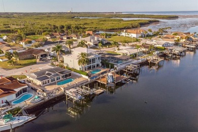 This beautifully updated Gulf Harbors waterfront home delivers