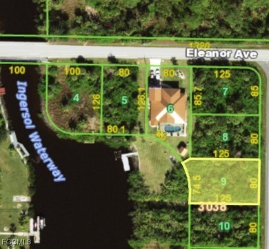 Port Charlotte Waterway Lakes Area Lot For Sale in Port Charlotte Florida