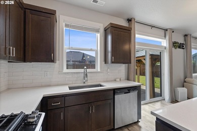 Almost new traditional home has great room with beautiful white - photo 7