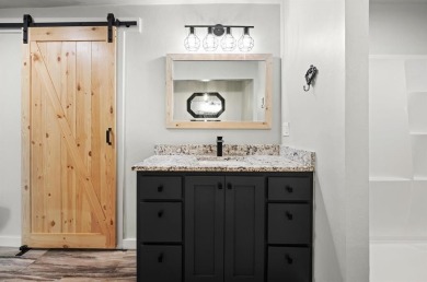 This remodeled 1640 square foot home on ten acres in the Luther