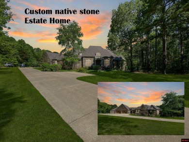 Magnificent Showplace home and setting! Real native stone - Lake Home For Sale in Mountain Home, Arkansas