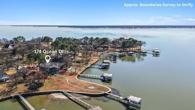 Approximately 295 feet of prime shoreline on a rare point lot