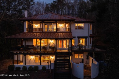 This 5-bed, 5-bath furnished estate on 3.25 acres blends - Lake Home For Sale in Alexander City, Alabama