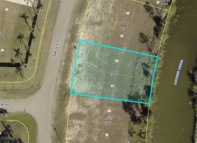 Cape Coral Lakes Area Lot For Sale in Cape Coral Florida