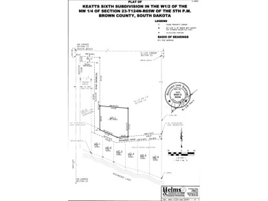 Richmond Lake Lot For Sale in Aberdeen South Dakota