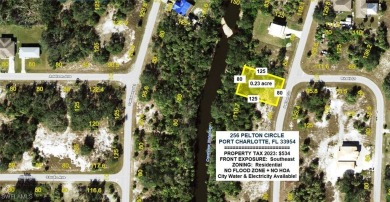 Port Charlotte Waterway Lakes Area Lot For Sale in Port Charlotte Florida