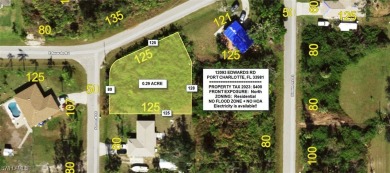Port Charlotte Waterway Lakes Area Lot For Sale in Port Charlotte Florida