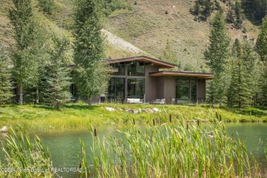 (private lake, pond, creek) Home Sale Pending in Jackson Wyoming