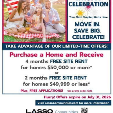 TAKE ADVANTAGE OF OUR CELEBRATE SUMMER SAVINGS EVENT! If you - photo 2