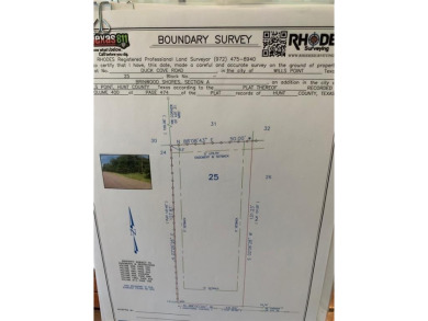 Lake Lot For Sale in Wills Point, Texas