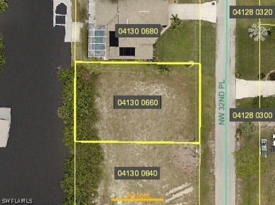 Lake Lot Off Market in Cape Coral, Florida