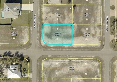 Cape Coral Area Lot For Sale in Cape Coral Florida