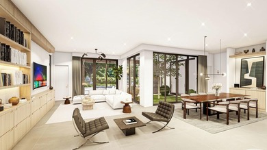 This two-story residence features five bedrooms, six and a half - photo 3