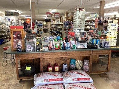The hardware store in Dozier, Alabama is for sale. It is 6600 sf