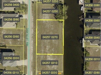 Cape Coral Area Lot For Sale in Cape Coral Florida