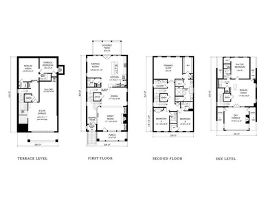 Introducing The Greenwich, an exceptional four-story Garden home