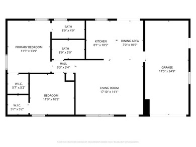 Discover this solid 2-bedroom, 2-bath CBS home with a 1-car - photo 2