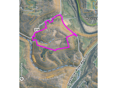 Greenbrier River Acreage For Sale in Buckeye West Virginia