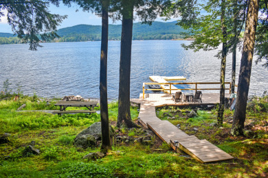Secluded Lake Front Log Cabin  SOLD - Lake Home SOLD! in Schroon Lake, New York