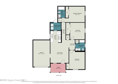 Concrete block 3-bedroom, 2-bathroom home with a split-bedroom - photo 27