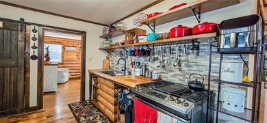 LAKEFRONT RUSTIC CHARM + PLATFORM DOCK!! Nestled along the