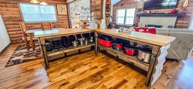 LAKEFRONT RUSTIC CHARM + PLATFORM DOCK!! Nestled along the