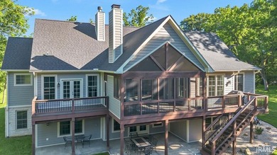 Custom built home in 2021, 6.48 acres on Lake Monroe waterfront - photo 32