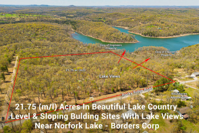 21.75 wooded acres near Lake Norfork - Lake Acreage For Sale in Mountain Home, Arkansas