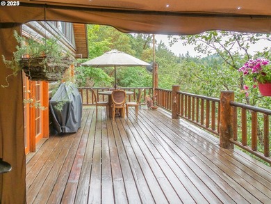 This beautiful log home features soaring ceilings and large - photo 17