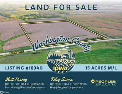 (private lake, pond, creek) Acreage Sale Pending in Ainsworth Iowa