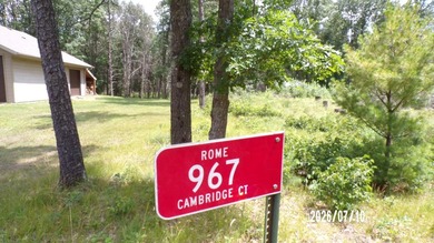 Lake Camelot Lot For Sale in Nekoosa Wisconsin