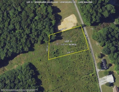 Lake Malone Lot For Sale in Lewisburg Kentucky
