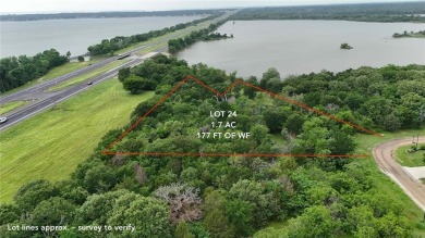 1.7-acre lot with approximately 177 feet of platted water - Lake Lot For Sale in Mabank, Texas