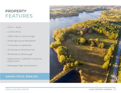 | 23.9 +/- Acres on Lake Horton | 3,000+ Feet of Lake Frontage | - photo 3