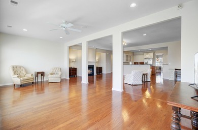 Pond living in this spacious, turn-key home in Del Webb Cane Bay