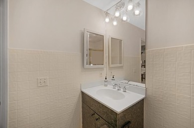 This is an original unit. An elevator was added it is located