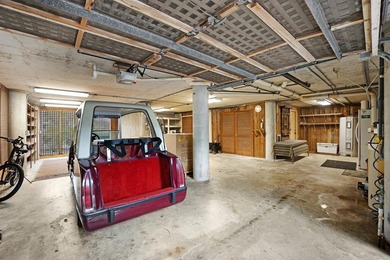 This is an original unit. An elevator was added it is located