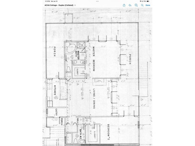 This is an original unit. An elevator was added it is located