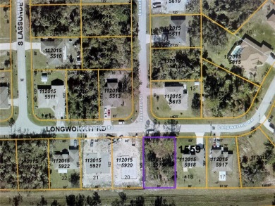 Northport Waterway Lakes and Canals Lot For Sale in North Port Florida