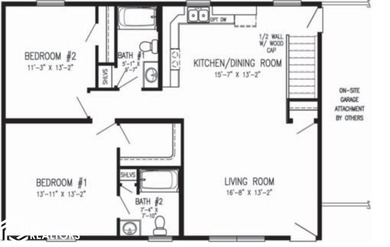 This Stratford Alston II modular home will be delivered on site