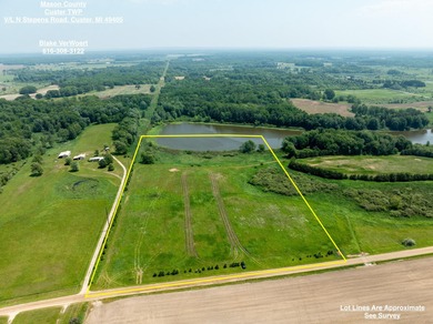 (private lake, pond, creek) Acreage For Sale in Custer Michigan