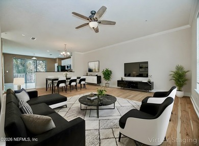 Fully renovated end-unit townhome located in the exclusive gated - photo 1