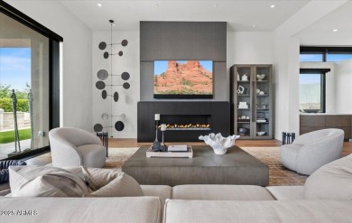 Stunning modern home in gated Azure, Paradise Valley. Ideally