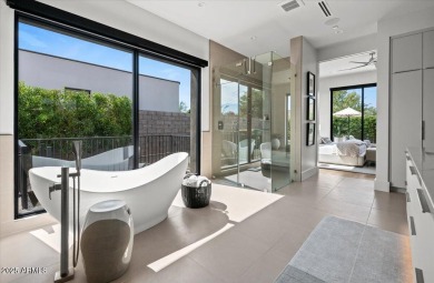 Stunning modern home in gated Azure, Paradise Valley. Ideally