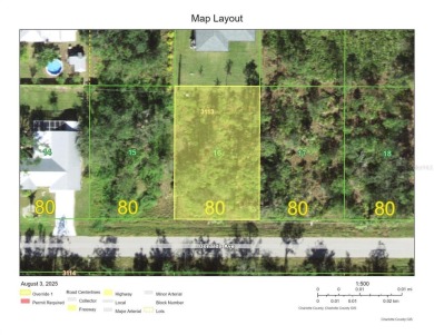 Port Charlotte Waterway Lakes Area Lot For Sale in Port Charlotte Florida